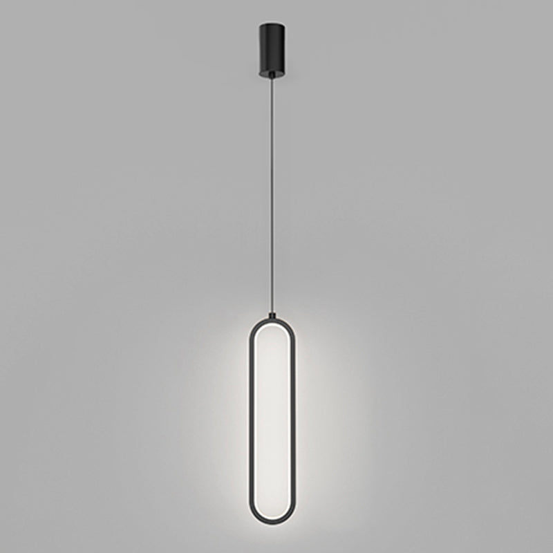 1-Light Wrought Iron Lighting Fixture Minimalism Pendant Light Kit for Bedroom