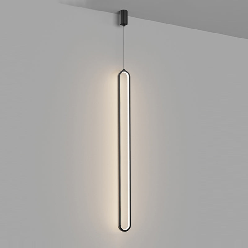 1-Light Wrought Iron Lighting Fixture Minimalism Pendant Light Kit for Bedroom