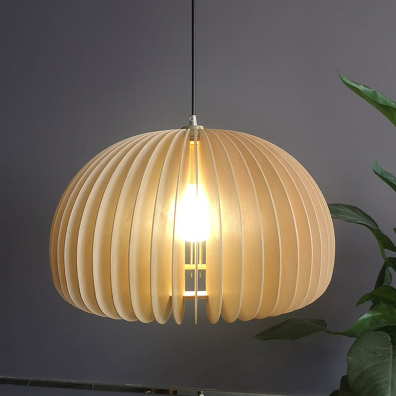 Bois Nordique Pendre moderne Light 1-Light Plafond Plafond pour salle à manger