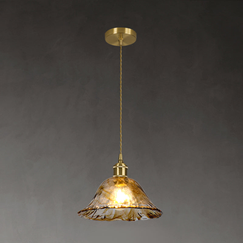 Kit de lampe suspendue en cuivre moderne