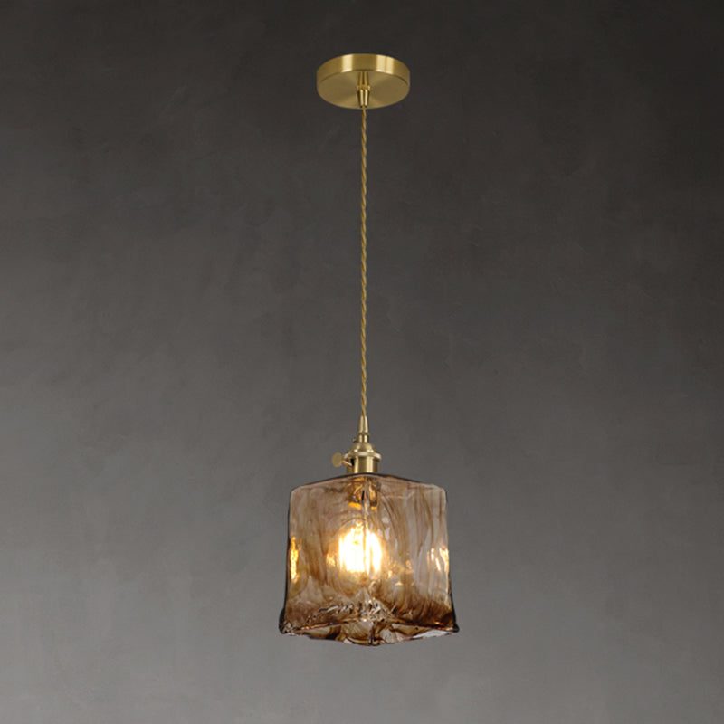 Kit de lampe suspendue en cuivre moderne