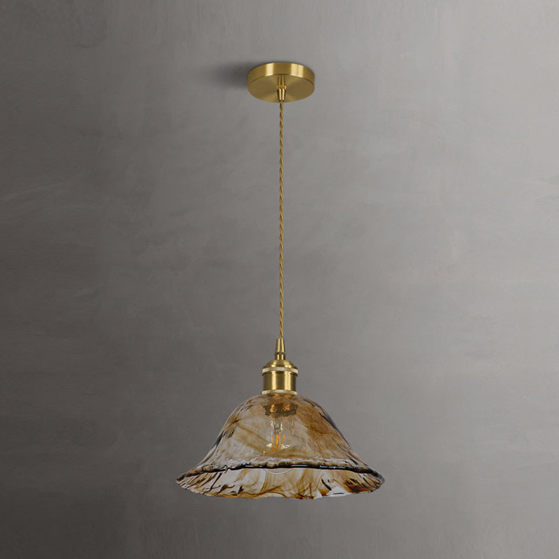 Kit de lampe suspendue en cuivre moderne