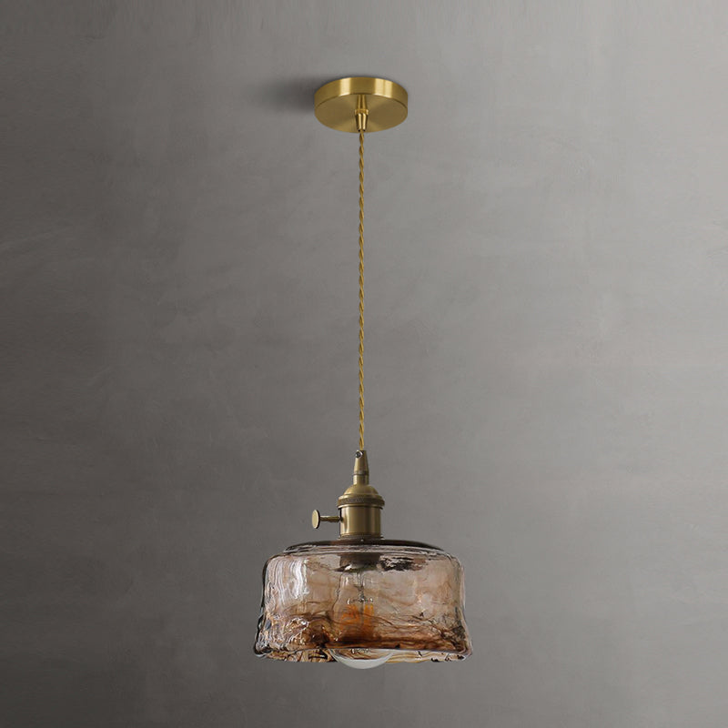 Kit de lampe suspendue en cuivre moderne