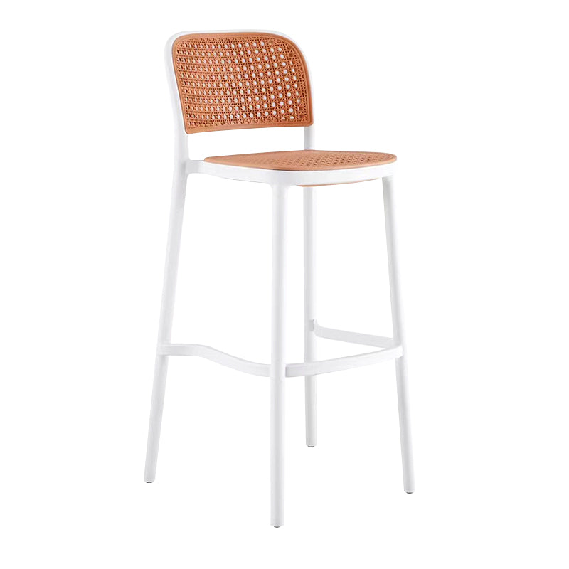 Barre de dossier et tabouret de comptoir