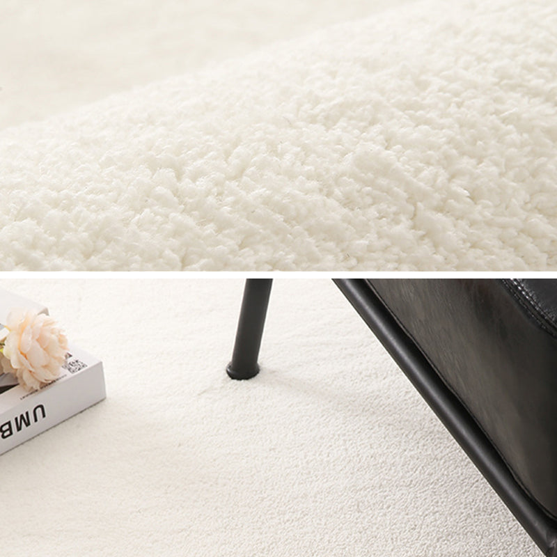 Tapis de moderne moderne blanc tapis lasable en tapis lavable pour décoration intérieure