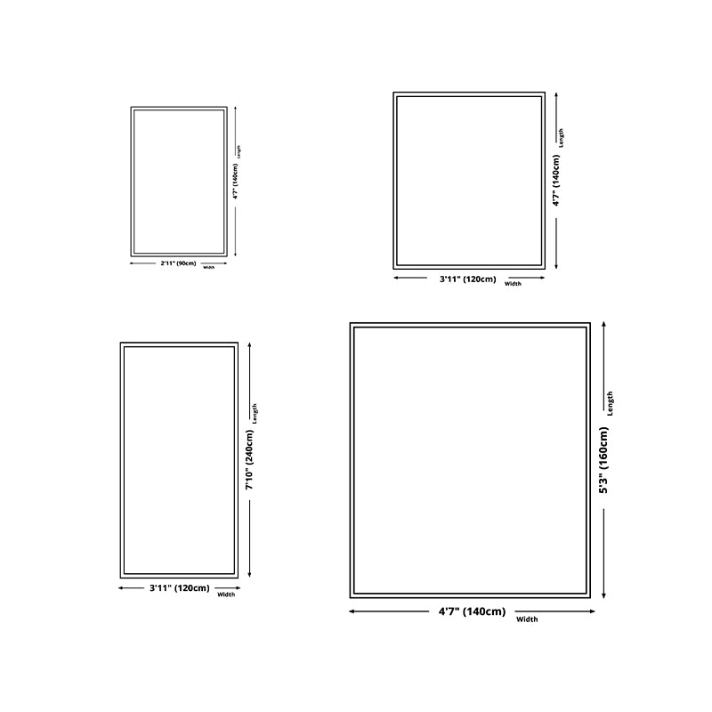 Tapis de moderne moderne blanc tapis lasable en tapis lavable pour décoration intérieure