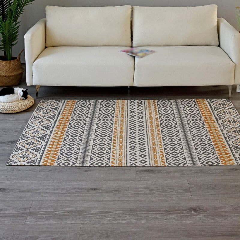 Boheems tapijt Ameicana patroon katoen tapijt randontwerptapijt voor woonkamer
