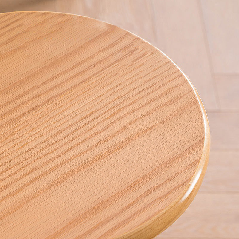 Taburete de bar moderno ajustable, taburete de bar sin respaldo de madera sin brazos con eslabón giratorio