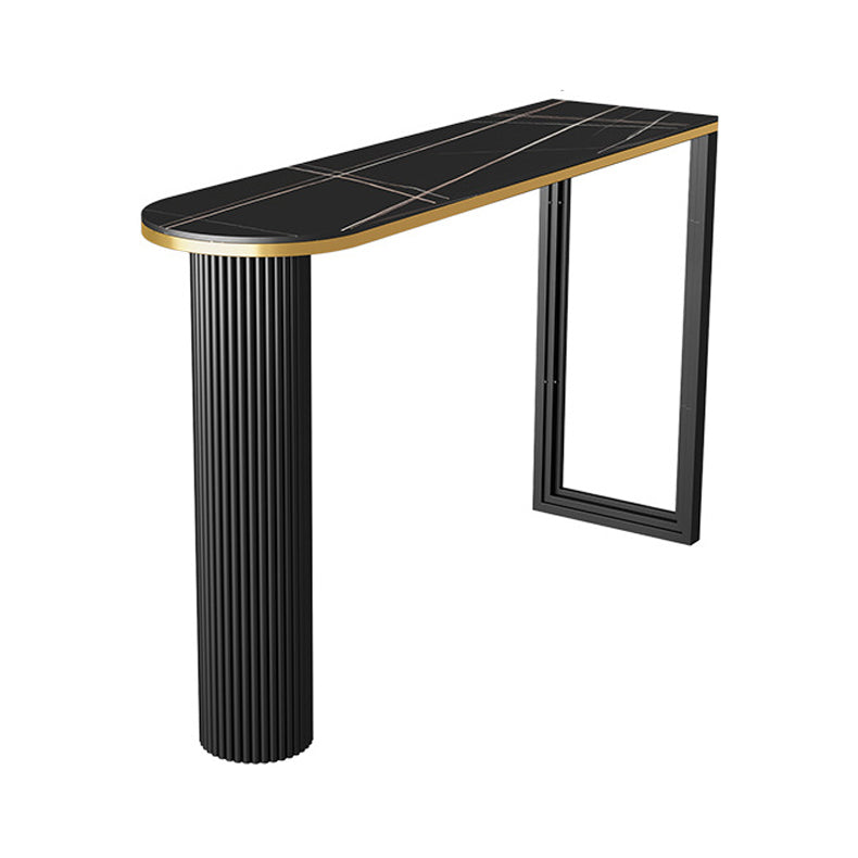 Bar Table Stone Top 42-Zoll-Höhe des industriellen Stils für Küche