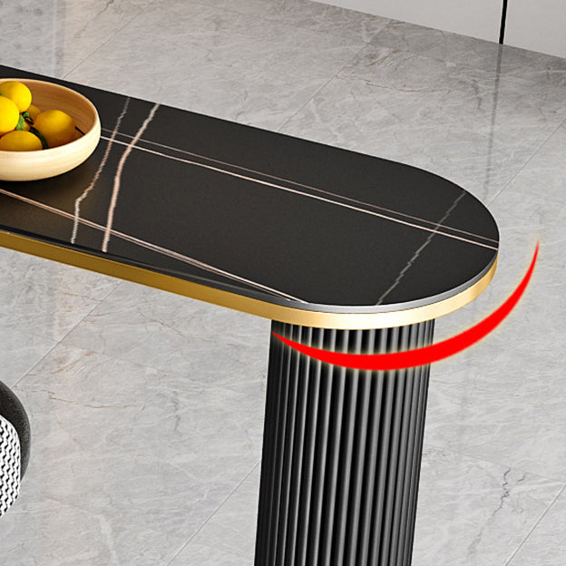 Bar Table Stone Top 42-Zoll-Höhe des industriellen Stils für Küche