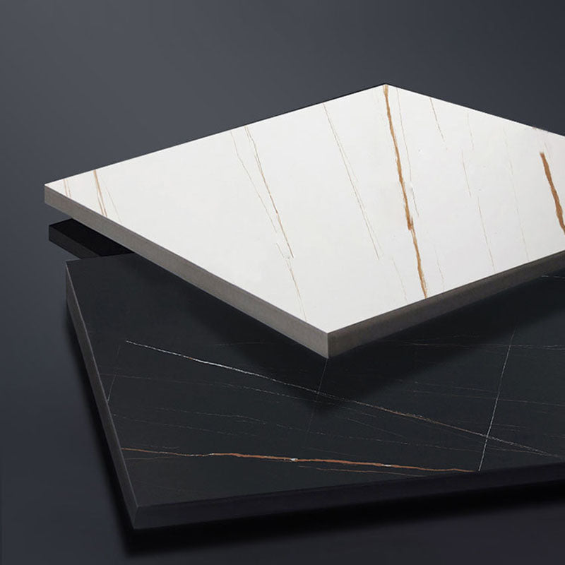 Mesa de barra de hierro negro industrial Mesa de mármol sintético Top 41.3 "H Mesa Bistro