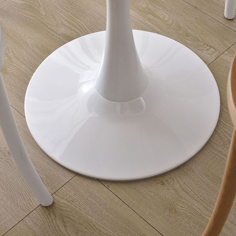 Industrial Iron Bar Table Round Top Indoor 41.3"H Bistro Table with Pedestal