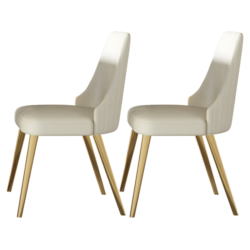 Noordse 1/2/5/7 stukken Dinerset Sintered Stone Witte tafel met lederen stoelen eetgelegenheden