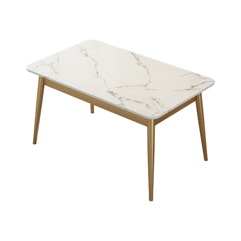 Luxe 1/2/5/7 stukken Dinerset met gesinterde stenen witte tafel Dining Furniture Set