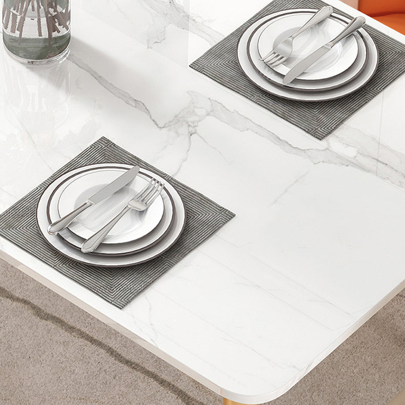 Luxe 1/2/5/7 stukken Dinerset met gesinterde stenen witte tafel Dining Furniture Set