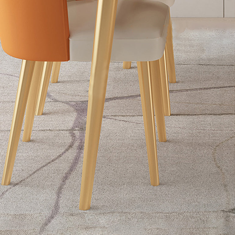 Luxe 1/2/5/7 stukken Dinerset met gesinterde stenen witte tafel Dining Furniture Set