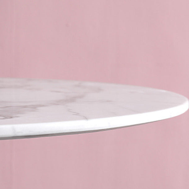 Modern 1/3/5 Pieces Dining Set Faux Marble Dining Table for Home Use