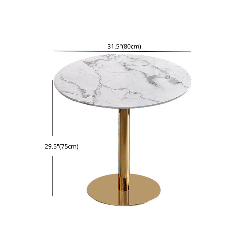 Modern 1/3/5 Pieces Dining Set Faux Marble Dining Table for Home Use