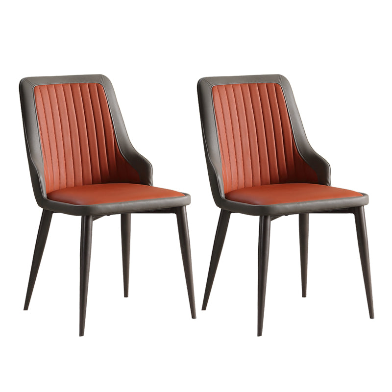 Chaise d'appoint contemporaine Parsons pour restaurant, chaise de salle à manger rembourrée