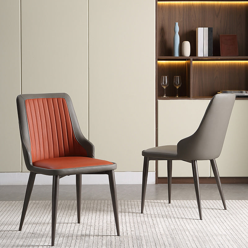 Silla de comedor tapizada silla auxiliar Parsons de restaurante contemporáneo