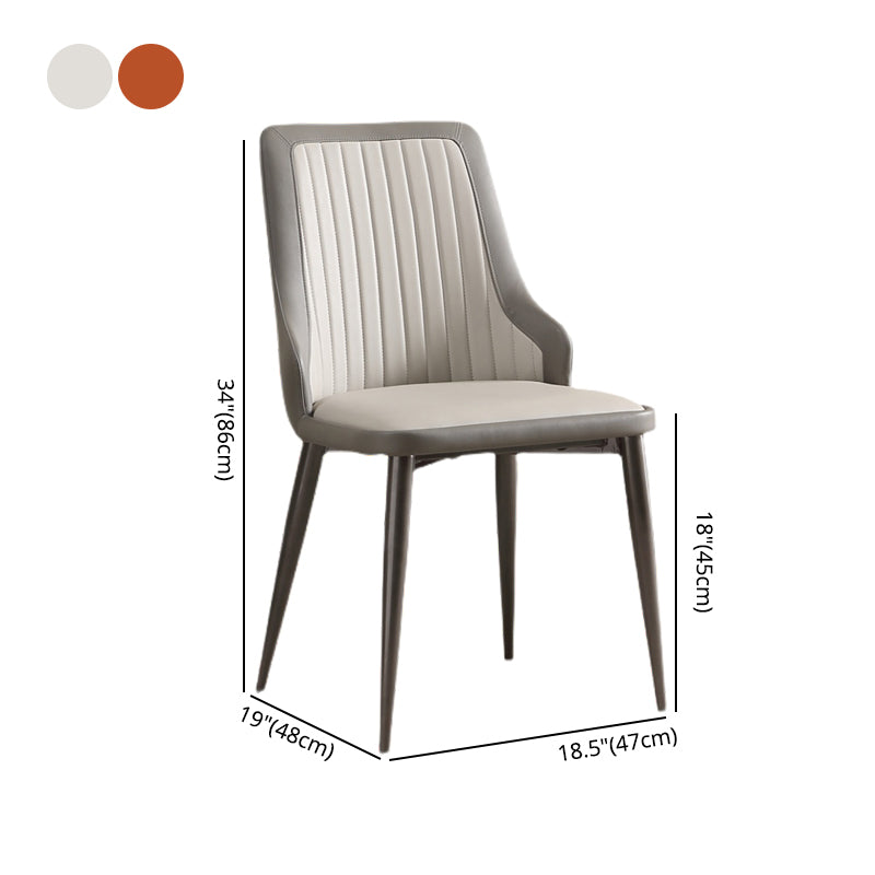 Silla de comedor tapizada silla auxiliar Parsons de restaurante contemporáneo