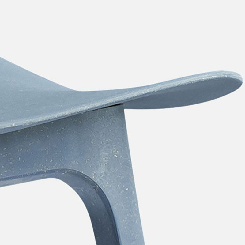 Chaise de salle à manger en plastique moderne, chaises de salle à manger sans bras pour utilisation au restaurant