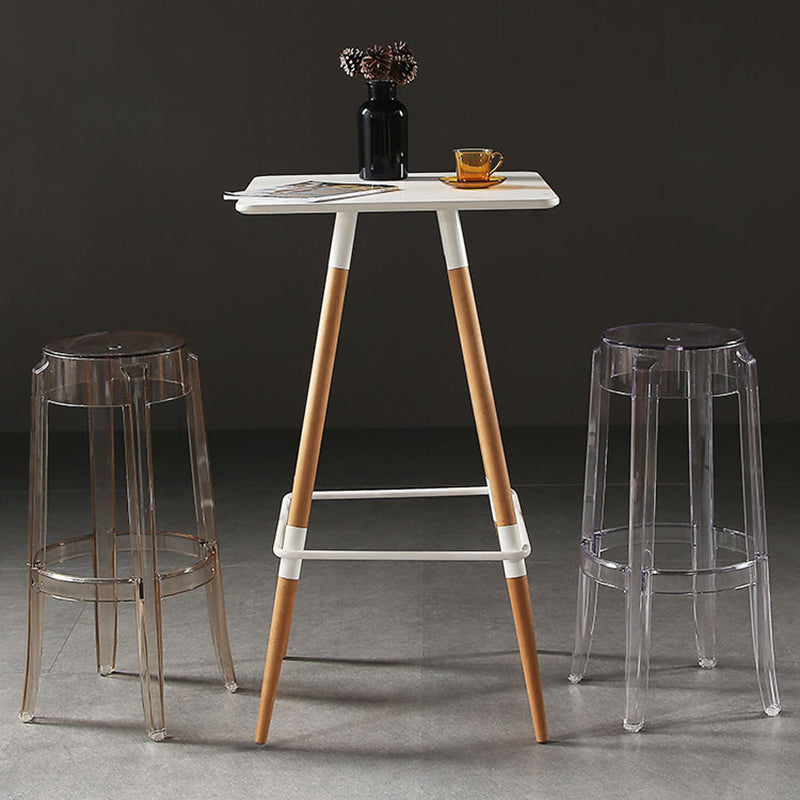 Contemporary Stackable Counter Stools Armless Indoor Bar Stool