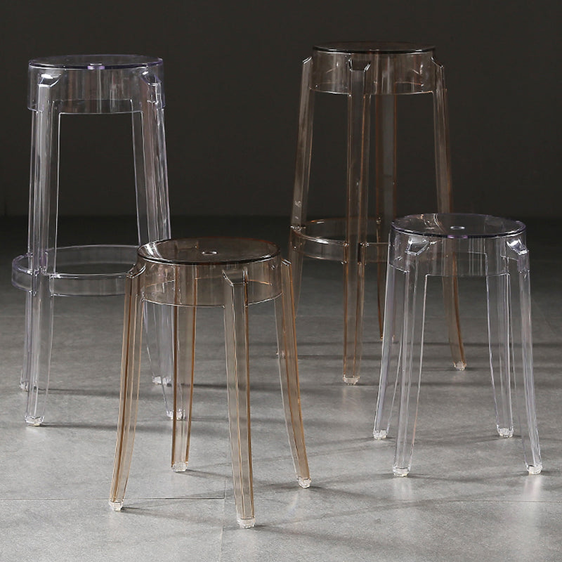 Contemporary Stackable Counter Stools Armless Indoor Bar Stool