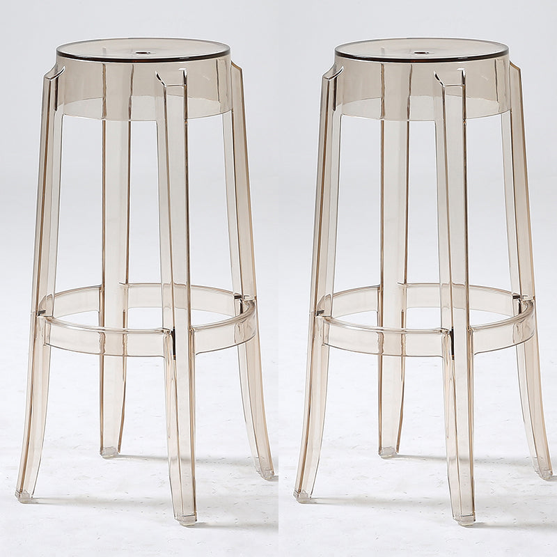 Contemporary Stackable Counter Stools Armless Indoor Bar Stool