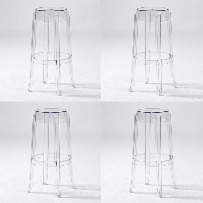 Contemporary Stackable Counter Stools Armless Indoor Bar Stool
