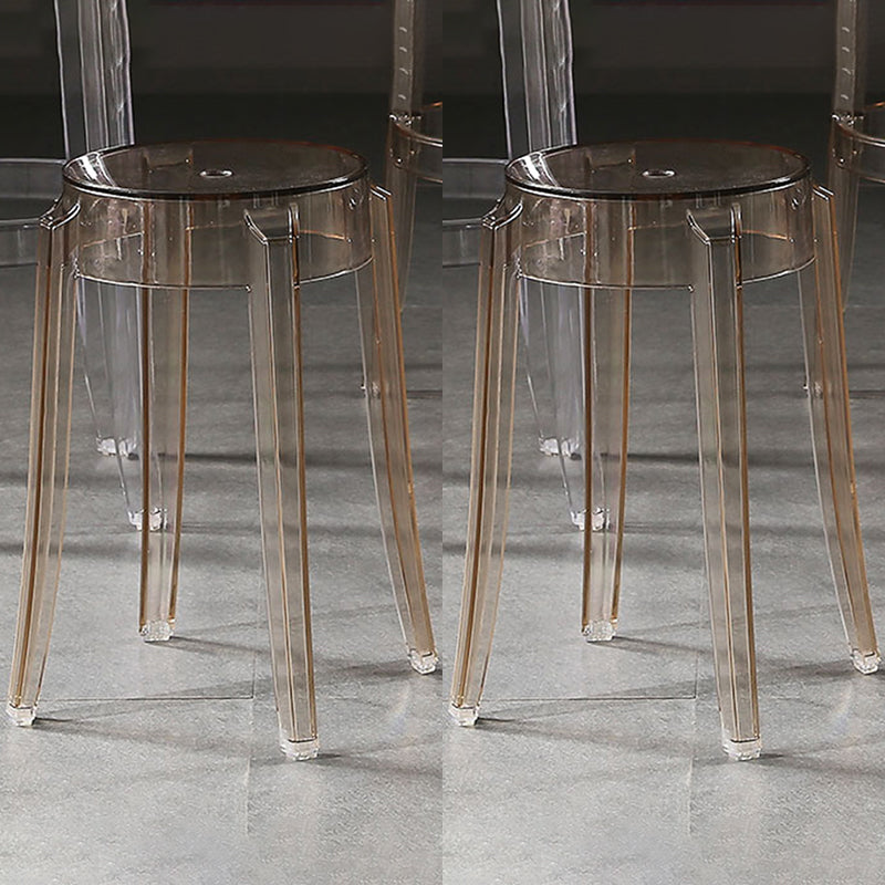 Contemporary Stackable Counter Stools Armless Indoor Bar Stool
