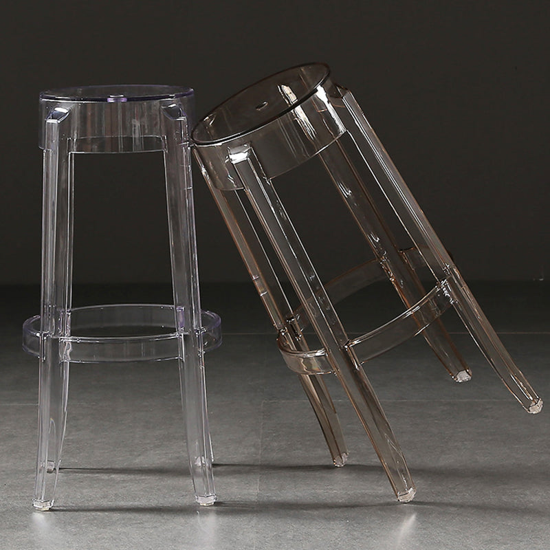 Contemporary Stackable Counter Stools Armless Indoor Bar Stool