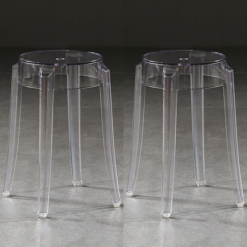 Contemporary Stackable Counter Stools Armless Indoor Bar Stool