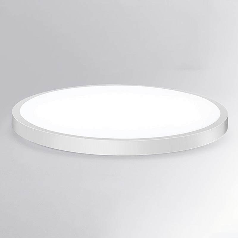 Round Shape LED Ceiling Lamp Modern Iron 1 Light Flush Mount for Balcony Bedroom