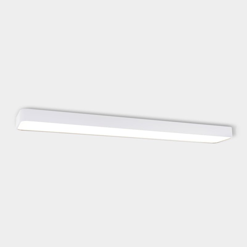 Rectangle Shape Ceiling Lamp Modern Aluminium 1 Light Flush Mount for Kindergarten