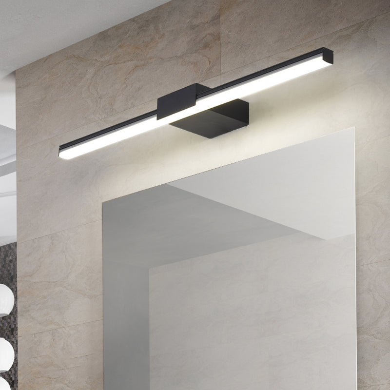 Lineaire vorm metalen spiegel Wandverlichting Moderne 1-licht wandgemonteerde verlichting