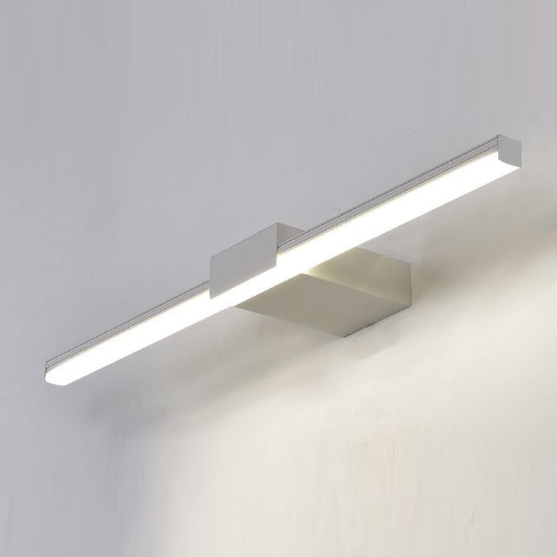 Lineaire vorm metalen spiegel Wandverlichting Moderne 1-licht wandgemonteerde verlichting