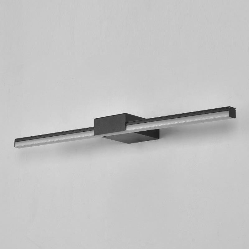 Lineaire vorm metalen spiegel Wandverlichting Moderne 1-licht wandgemonteerde verlichting