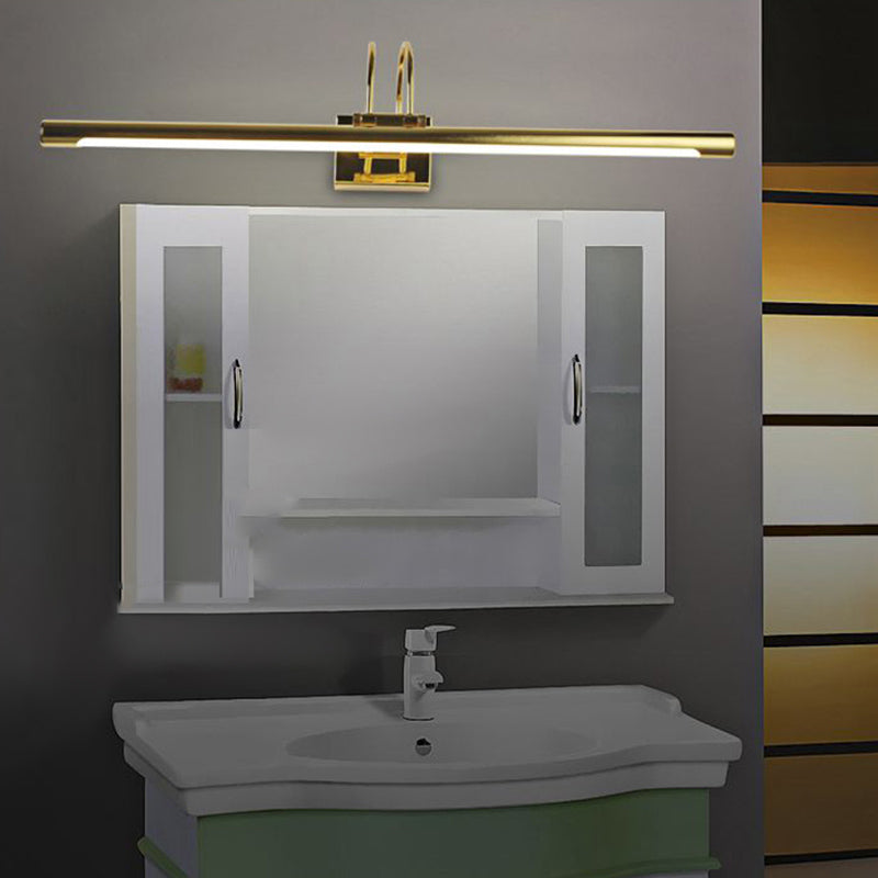 Lineaire vorm metalen spiegel Wandverlichting Moderne 1-licht wandgemonteerde verlichting