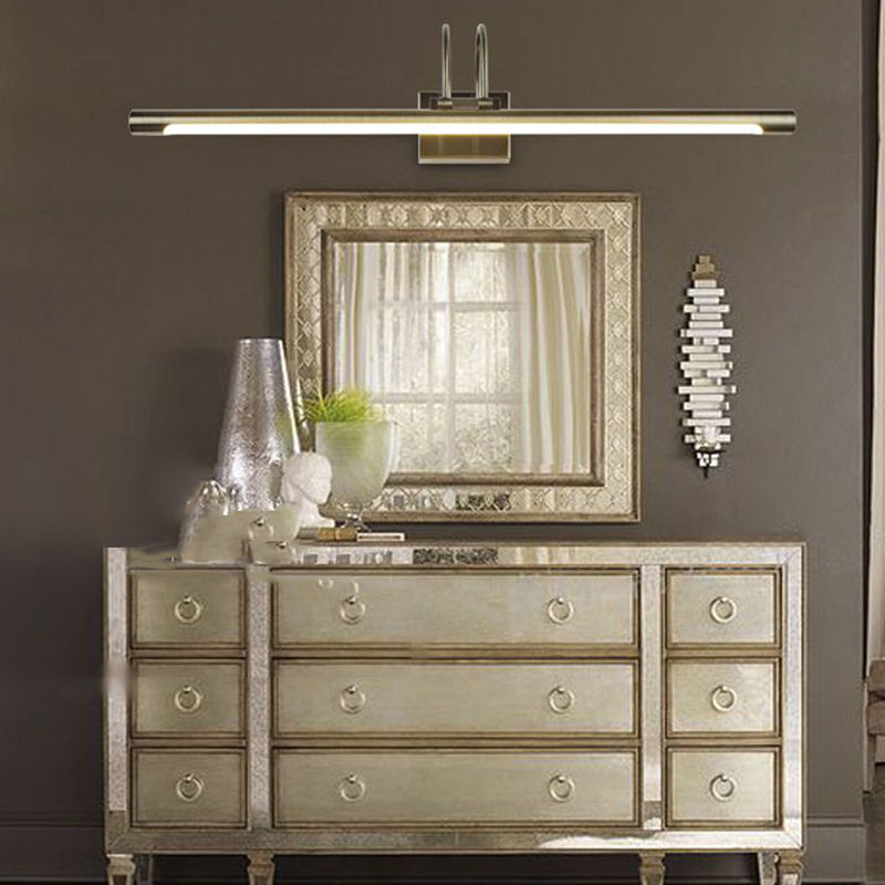 Lineaire vorm metalen spiegel Wandverlichting Moderne 1-licht wandgemonteerde verlichting