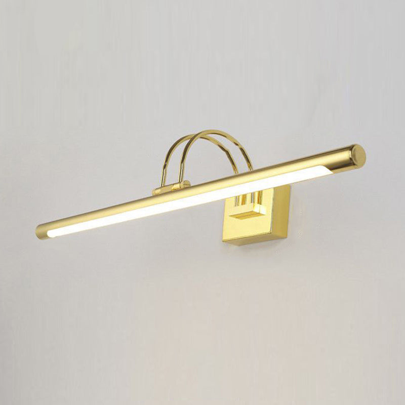 Lineaire vorm metalen spiegel Wandverlichting Moderne 1-licht wandgemonteerde verlichting