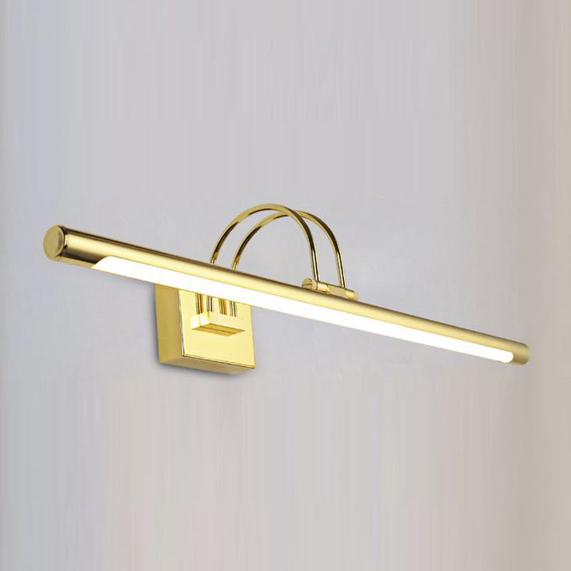 Lineaire vorm metalen spiegel Wandverlichting Moderne 1-licht wandgemonteerde verlichting