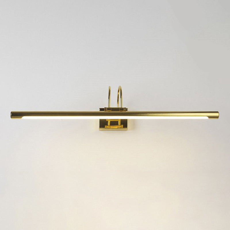 Lineaire vorm metalen spiegel Wandverlichting Moderne 1-licht wandgemonteerde verlichting