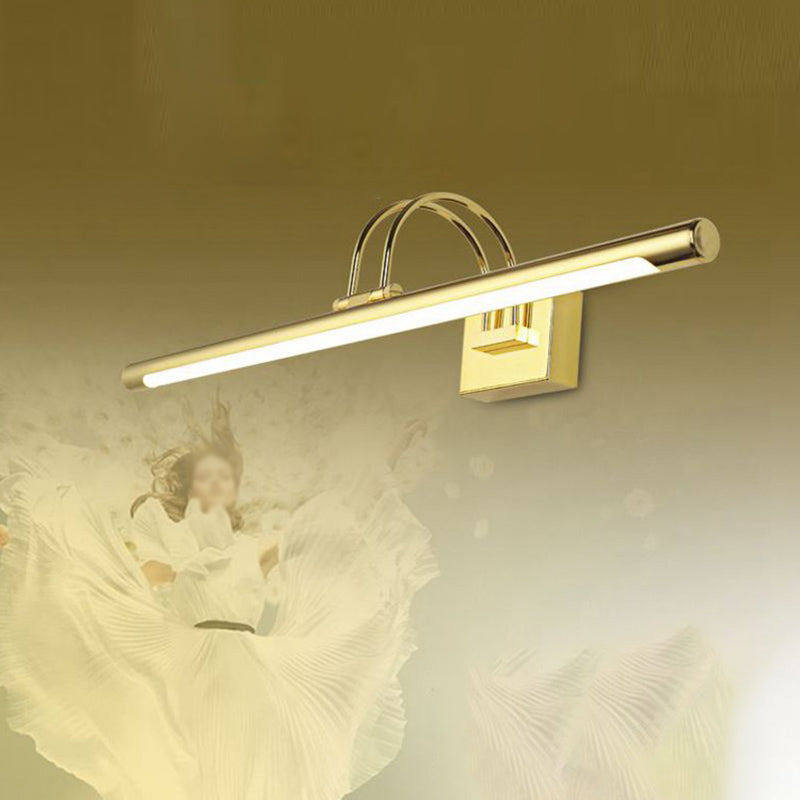 Lineaire vorm metalen spiegel Wandverlichting Moderne 1-licht wandgemonteerde verlichting