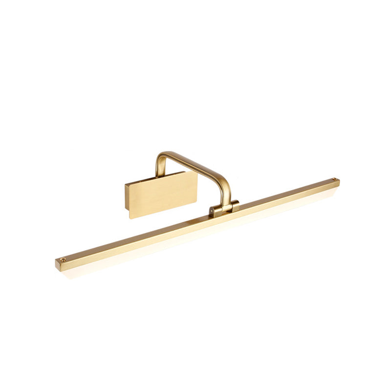 Moderne stijl lineaire wand gemonteerde lampen metalen 1-licht LED ijdelheid lichtbalk