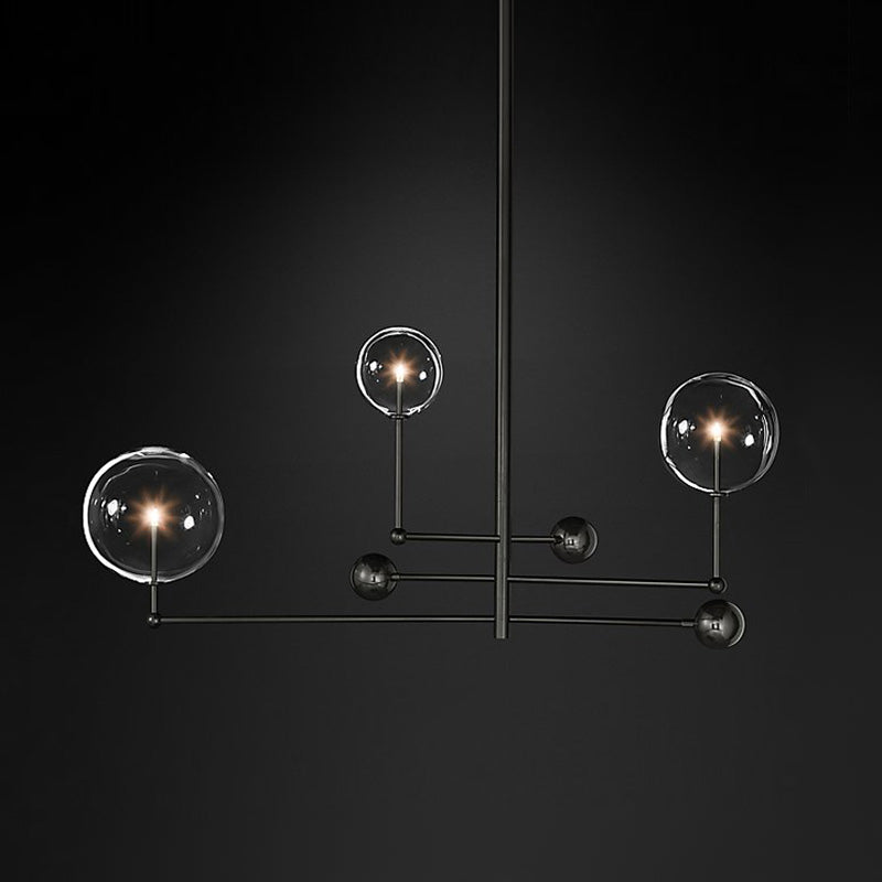 Globe Pendant Lights Modernism Glass Pendant Lighting Fixtures for Living Room