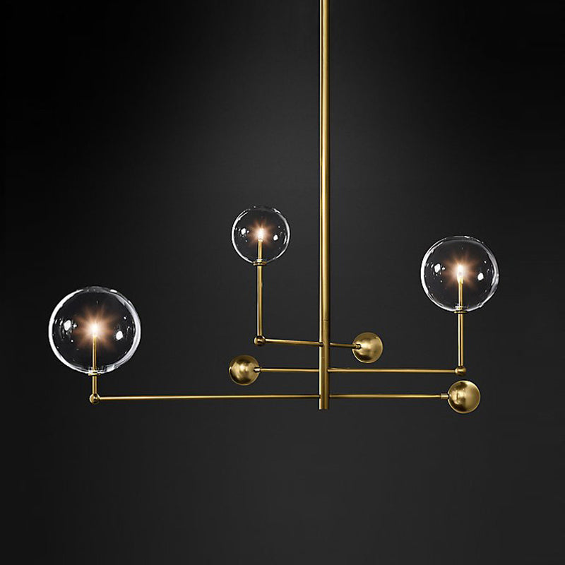 Globe Pendant Lights Modernism Glass Pendant Lighting Fixtures for Living Room