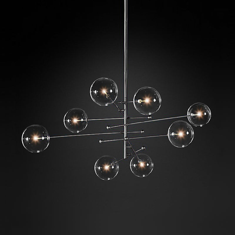 Globe Pendant Lights Modernism Glass Pendant Lighting Fixtures for Living Room