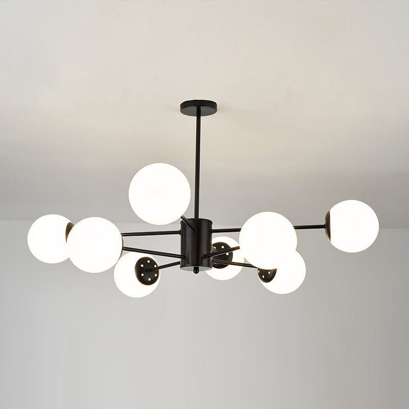 Globe Pendant Lights Modernism Glass Pendant Lighting Fixture for Living Room