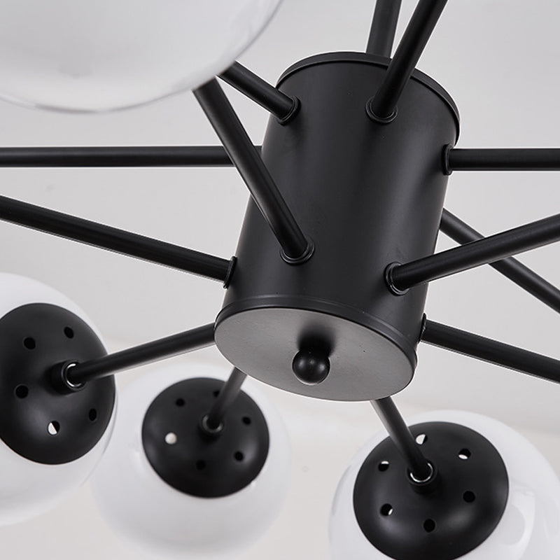 Globe Pendant Lights Modernism Glass Pendant Lighting Fixture for Living Room